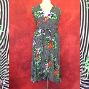 NWT Who What Wear Ruffled Hi Low Wrap Dress XXL